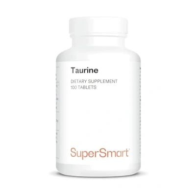 Image de Taurine Booste les Performances Physiques et Mentales Acide Aminé Antioxydant Aide à la Récupération Musculaire après Effort Sans OGM Vegan Supersmart