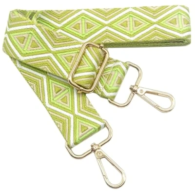 Image de Bandouliere de Rechange Reglable Vert lime, 80 130cm Sangle Sac a Main Remplacement, Universelles mit Boucle Dore pour Femme à Main, Bandoulière Accessoires, 1204