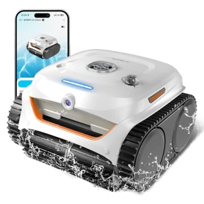 Image de WYBOT C2V Poolroboter Akku betrieben mit intelligenter Routenplanung(Grau Orange A)