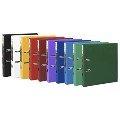 Image de Exacompta réf. 53244E Carton de 10 classeurs à levier A4 maxi Prem&#039;Touch Dos 50 mm Mécanique 55 Dimensions extérieures : 32 x 30 5 cm Format classer couleurs assorties