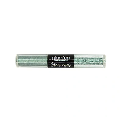 Image de Glam&#039;Up Paris Ombres à Paupières Duo Glow Eyes Fard Liquide + Paillettes Longue Durée Pigmenté Étincelant N01 Emeraude