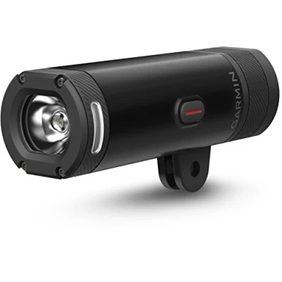 Image de Garmin Varia UT800 Feu de vélo intelligent avec Sangle pour Casque Taille Unique Noir