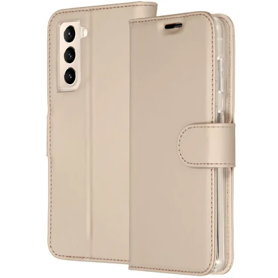 Image de Accezz Étui de téléphone portefeuille Wallet pour Samsung Galaxy S21 Plus Dorée Neuf