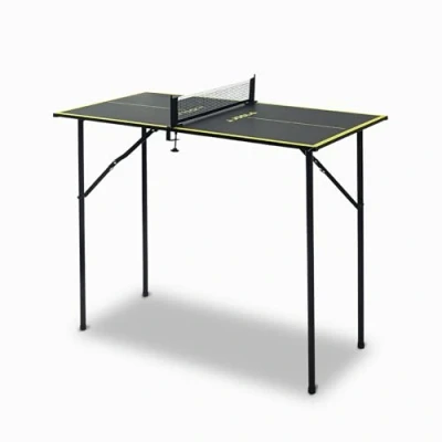Image de JOOLA Mini Table de ping Pong intérieure, Loisirs avec Filet Pong, Gris foncé