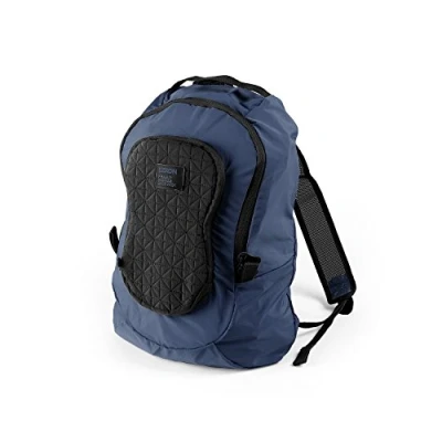 Image de Lexon Sac à dos PEANUT Rangement Repliable en pochette compacte 18,7L (Bleu)
