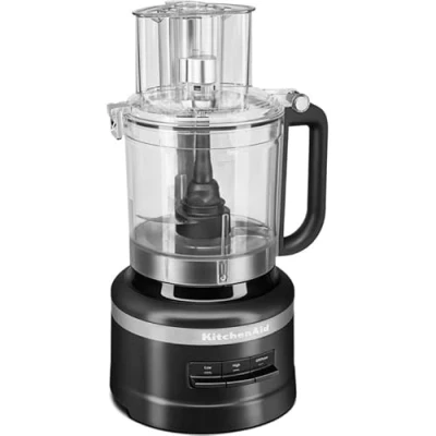Image de KITCHEN AID 5KFP1319EBM Robot multifonction 400W 31L Lames robustes 3 vitesses Disques à trancher et râper Noir réglisse