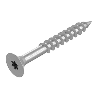 Image de SECCARO Lot de 250 vis à bois avec filetage partiel Torx six pans creux en acier inoxydable V2A VA A2 4 x 30 mm