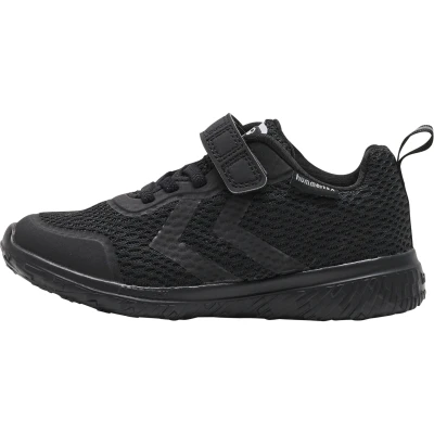 Image de Hummel Actus TEX JR Baskets basses pour enfants, Taille: 24, Black Maille