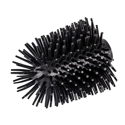 Image de WENKO brosse de rechange en silicone Ø 7,5 cm Porte WC Noir