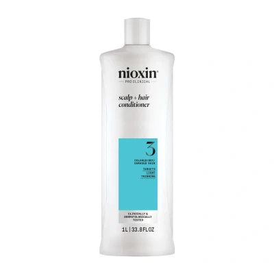 Image de Nioxin Sistema 3 Scalp + Hair Conditioner 1000ml après shampooing fortifiant cheveux abîmés