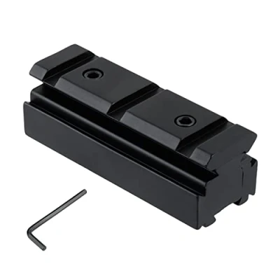 Image de ToopMount Portée Tactique du Rail de Fusil Base tir en Aluminium 11mm à 20mm Support d&#039;adaptation Amovible pour Montage sur Picatinny/Weaver