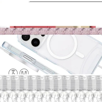 Image de Coque Rugged Air MagSafe IMOSHION Samsung Galaxy S24 FE Transparent Rigide Aimantée