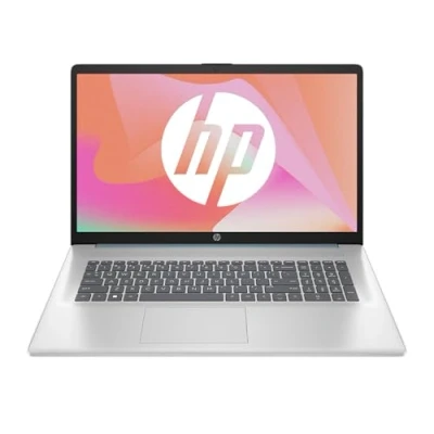Image de HP 17 cn3003sf Ordinateur Portable 17,3&quot; HD+, PC (Intel Core i3 N305, RAM 8 Go, SSD 256 Intel UHD Graphics, Windows 11), Laptop Argent, Clavier AZERTY