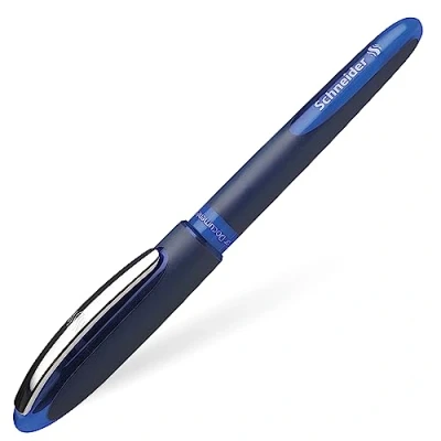 Image de Schneider One Business Roller à encre (Document avec pointe 0,6 mm Trait et ultra Smooth Véritable, fabriqué en Allemagne) 1er Carte Blister bleu