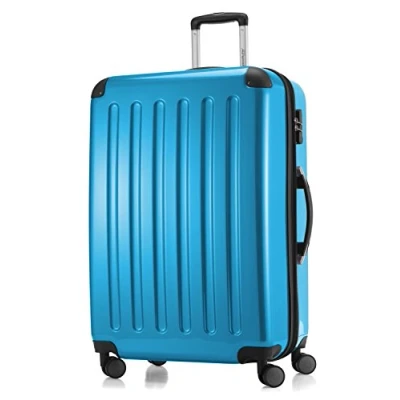 Image de HAUPTSTADTKOFFER Alex Bagage Rigide Valise Grande Taille, Trolley avec 4 Roues multidirectionnelles, 75 cm, 119 litres, Bleu Cyan