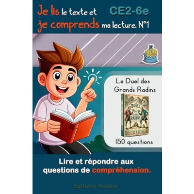 Image de je lis le texte et comprends ma lecture. Lire répondre aux questions de compréhension. 150 CE2 CM1 CM2 6e FLE: Aussi pour dyslexiques ... deux avares outils ressources pédagogiques