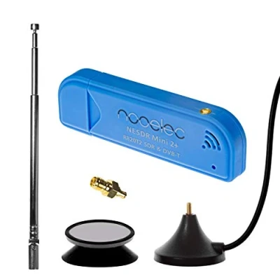 Image de NESDR Mini 2+ 0,5PPM TCXO RTL SDR et ADS B USB avec Antenne, Sauvegarde, Adaptateur SMA, pour Ordinateur, Accord RTL2832U R820T2. Radio Définie par Logiciel à Faible Coût