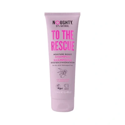 Image de Noughty To The Rescue Moisture Boost Shampooing, soins capillaires végétaliens naturels à 97 % sans sulfate, formule hydratante pour cheveux secs et abîmés (250 ml)
