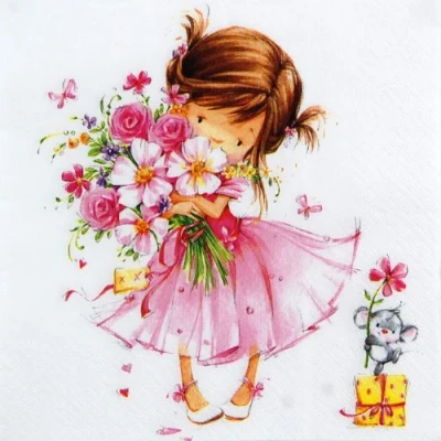 Image de Home Fashion Carl Dietrich Lot de 20 Serviettes Rose