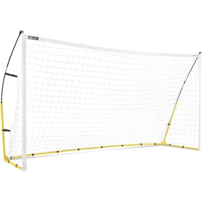 Image de SKLZ Quickster But de Football, Football Transportable, Installation Rapide, Blanc / Noir Jaune, 12ft x 6ft