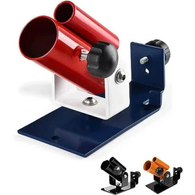 Image de Yes4All UXB3 Plate forme de rame en T luxe pivotant sur 360 et facile à installer convient aux barres olympiques standard 1&quot; 2&quot;, rouge