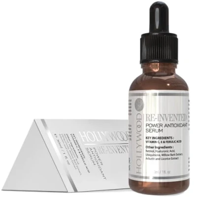 Image de Sérum PUISSANT antioxydant avec 300% PLUS d&#039;acide ferulique et de vitamines C E. que tout le reste, dosé pour vous faire économiser travail argent ! Bouteille 30ml.