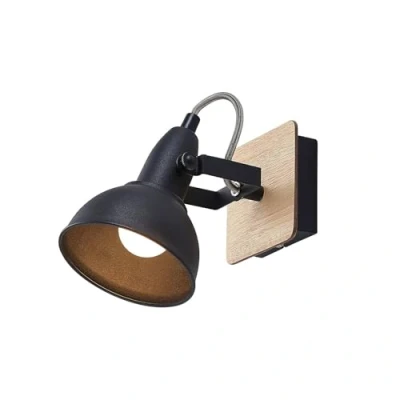 Image de Lindby Spot Aylis à intensité variable (Modern, Industriel) en Marron Métal e. a. pour Salon &amp; Salle manger (1 lampe,à E14), Lampe encastrable, plafonnier, applique