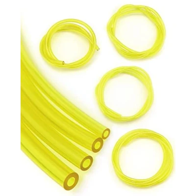 Image de QWORK® Lot de 4 Tuyaux d&#039;Essence, Durite Essence, 2 x 3.5 mm, 2.5 5 3 6 mm pour tronçonneuses, soufflantes, Tondeuse à Gazon Accessoires,1m