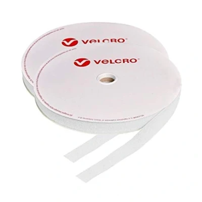 Image de Velcro® Bande auto agrippante à coudre 20 mm Blanche 10 m