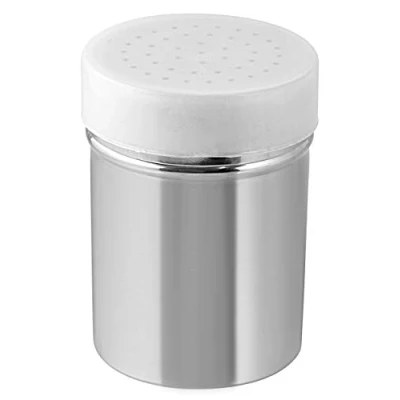 Image de Fackelmann Nirosta 42967 Salière Fine en Acier Inoxydable 8 x 6 cm