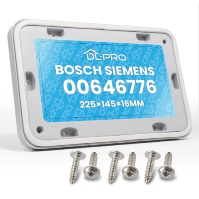 Image de DL pro Clapet d&#039;entretien pour Bosch Siemens 646776 00646776 Rabat de boîtier service Porte échangeur chaleur Sèche linge à pompe