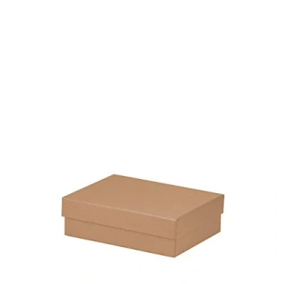 Image de Rössler Papier 13401453625 Boxline Carton rectangulaire, 140 x 190 60 mm, Kraft, 1 pièce