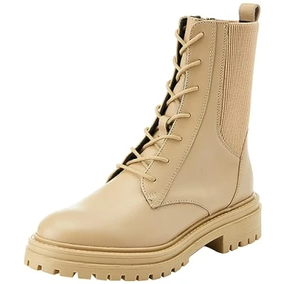 Image de Geox D Iridea Bottines à la Cheville, Lt Sand, 36 EU