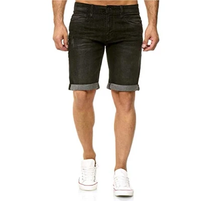 Image de Indicode Short en jean Kaden, Noir , M