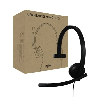 Image de Logitech H570e Casque Avec fil Arceau Bureau/Centre d&#039;appels USB Type A Noir Neuf