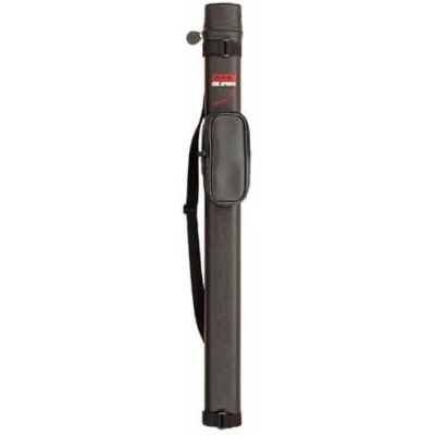 Image de BCE Boîtier Billard Americain.2 Compartiments disponiblespour Le Rangement d&#039;un fût et d&#039;une flèche Americain Unisex Adult, Noir, 2 Piece Cue