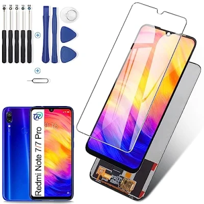 Image de RongZy pour Xiaomi Redmi Note 7 Écran LCD + Vitre Tactile Digitizer Capteur Assemblé Remplacement Pro(Noir)