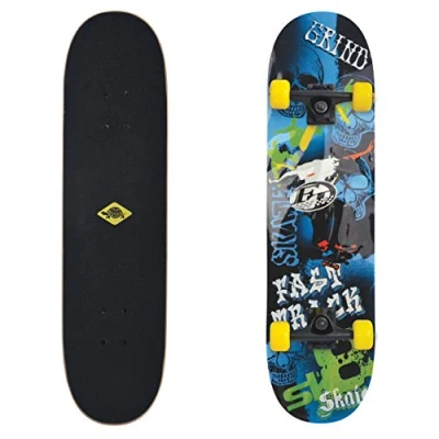 Image de Schildkröt Attrayante pour Le Loisirs, Concave avec Double Kick Skateboard Slider 31&quot; Mixte, Fast Track, 510649, Taille Unique