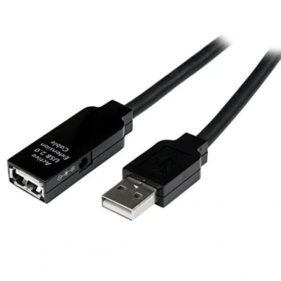 Image de StarTech.com Câble Répéteur USB 15 m Rallonge Actif d&#039;Extension 1x A Mâle Femelle black