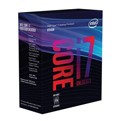 Image de INTEL Processeur core i7 8700K Hexa 3,70 GHz Pack 12 Mo Cache 4,30 Vitesse