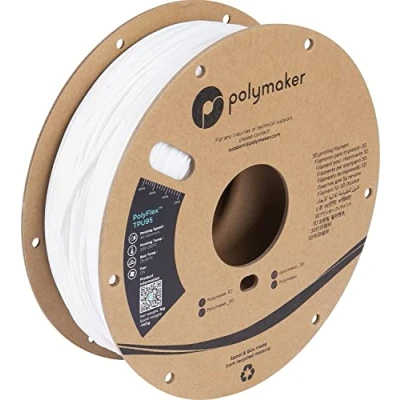 Image de Polymaker PolyFlex TPU 95A Blanc 1,75mm 750g