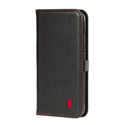 Image de TORRO Étui en Cuir Véritable Compatible avec Apple iPhone 11 Pro Max Fonction de Support (Noir)