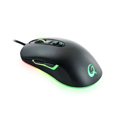 Image de QPAD DX 80 souris Jouer Ambidextre USB Type A Opto mécanique 8000 DPI Neuf