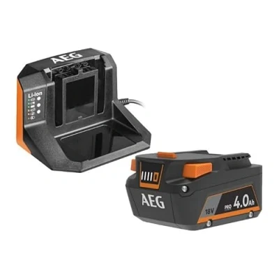 Image de AEG 1 Batterie Pro Lithium 18V 4,0 Ah et Son Chargeur SETL1840S