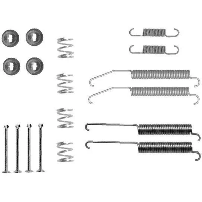 Image de TEXTAR 97031400 Kit d&#039;accessoires, mâchoire de frein MITSUBISHI: L200 III Pick up, / Triton IV up