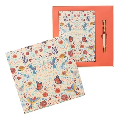 Image de Grupo Erik Carnet de Notes avec Stylo Frida Kahlo, Bullet Journal, Notebook, Agenda, Pointillé Format A5