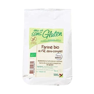 Image de Farine de riz demi complète, 500 g