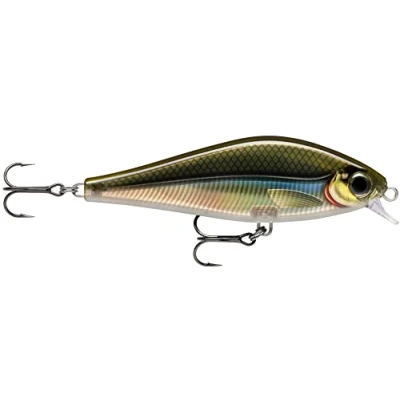 Image de Rapala Leurre de Pêche Super Shadow Rap Matériel Bavette Intégrée d&#039;eau Douce Profondeur Nage 0,9 1,2m 11cm Fabriqué en Estonie Smelt on The Beach Unisex Adult, 11cm/ 38g