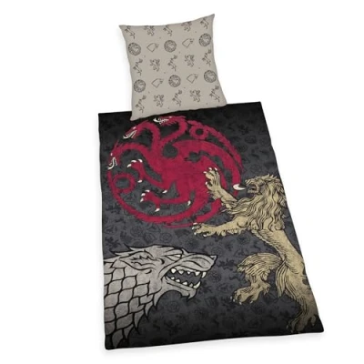 Image de Herding Game of Thrones Parure de lit, Multicolore, 80x80