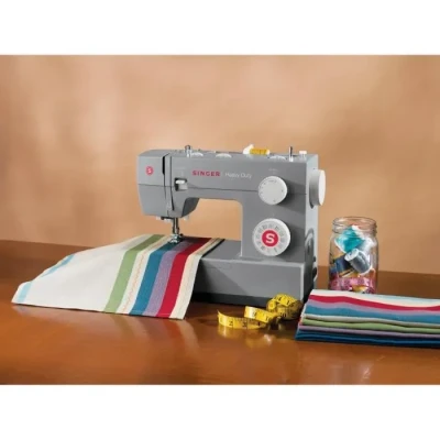 Image de Machine à coudre Singer Heavy Duty 4432 Gris Automatique 3 points Centre 70 W Molette